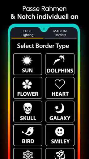 Kantenbeleuchtung: Borderlight screenshot