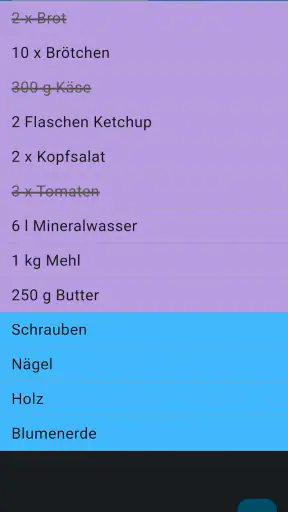 Einfacher Einkaufszettel screenshot