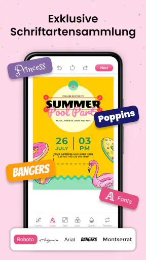 Einladungs Maker Kartendesign screenshot