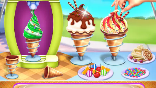 Eis Kegel Cupcake Backen Herst screenshot 10