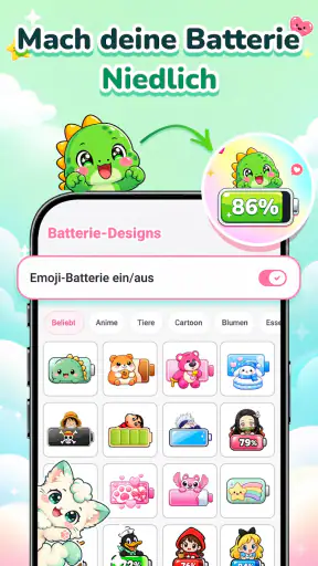 Emoji Battery: Status Bar Icon screenshot 1