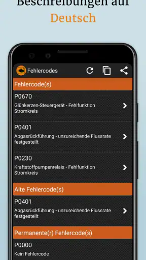 EOBD Facile - OBD2 Car Scanner screenshot