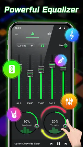 Equalizer-Bass Booster & Musik screenshot