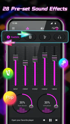 Equalizer-Bass Booster & Musik screenshot