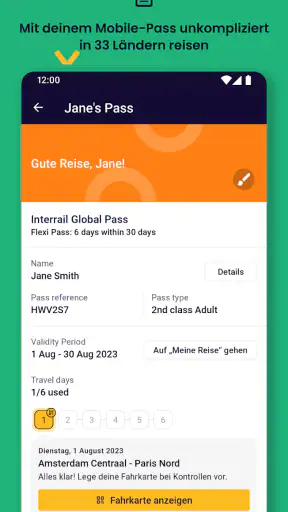 Eurail/Interrail Rail Planer screenshot