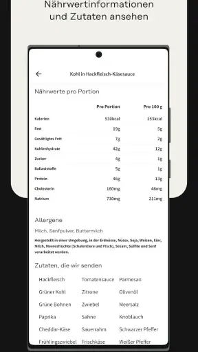 Factor: Frische Fertiggerichte screenshot