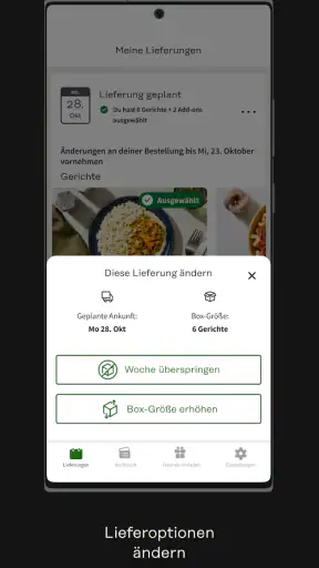 Factor: Frische Fertiggerichte screenshot