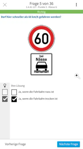 Fahrschulcard screenshot