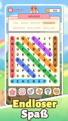 Fahrt nach Wörter screenshot