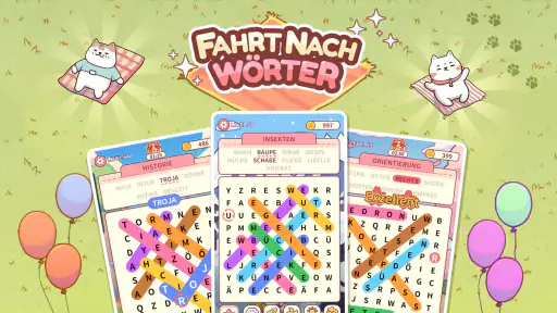 Fahrt nach Wörter screenshot