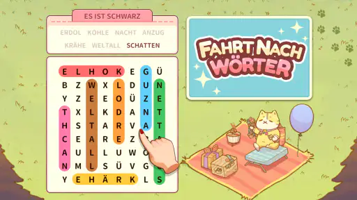 Fahrt nach Wörter screenshot