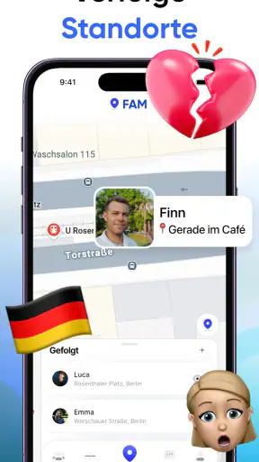 FAM: Familien-Tracker screenshot