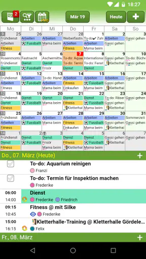 FAMANICE - Familienkalender screenshot