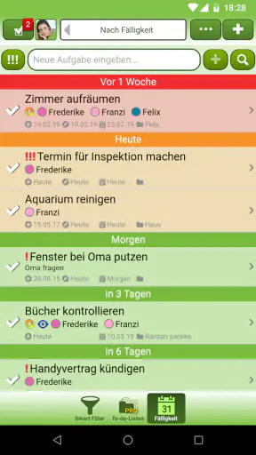FAMANICE - Familienkalender screenshot