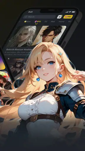 Fantasia: Charakter-KI-Chat screenshot