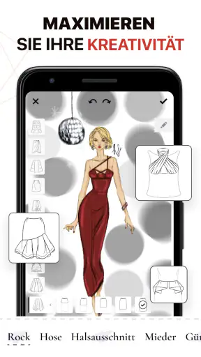 Fashion Design Sketches Book screenshot