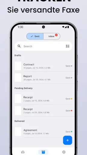 FaxFree: Fax senden vom Handy screenshot