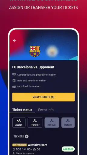 FC Barcelona Tickets screenshot 10