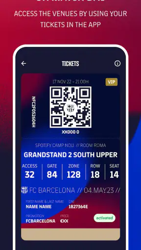 FC Barcelona Tickets screenshot 9