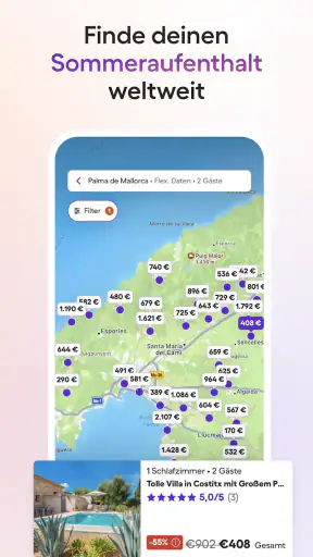 Ferienhäuser buchen – HomeToGo screenshot