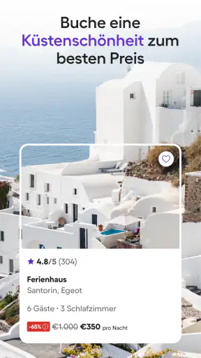 Ferienhäuser buchen – HomeToGo screenshot