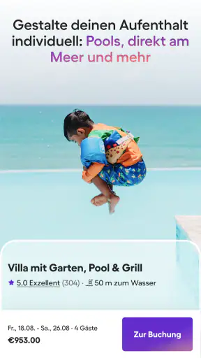 Ferienhäuser buchen – HomeToGo screenshot
