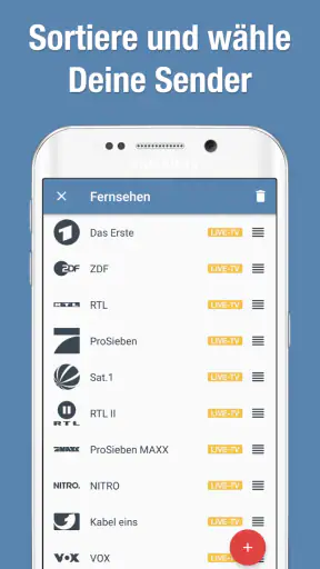 Fernsehen App mit Live TV screenshot