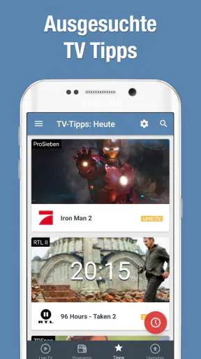 Fernsehen App mit Live TV screenshot