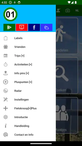 Fietsknoop Radeln und Wandern screenshot