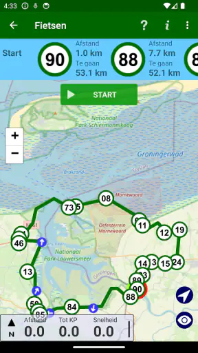 Fietsknoop Radeln und Wandern screenshot