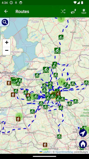 Fietsknoop Radeln und Wandern screenshot