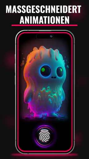 Fingerabdruck-Sperr-Animations screenshot