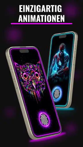 Fingerabdruck-Sperr-Animations screenshot