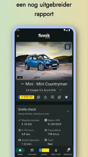 Finnik Kenteken Opzoeken screenshot