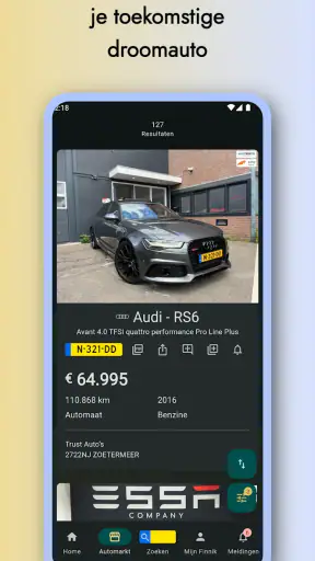 Finnik Kenteken Opzoeken screenshot