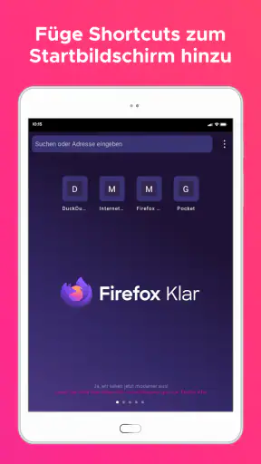 Firefox Klar Browser screenshot 12