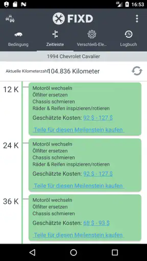 FIXD OBD2 Scanner screenshot