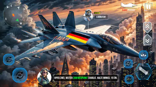 Flugzeugkampfspiel screenshot