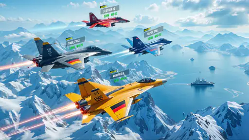 Flugzeugkampfspiel screenshot