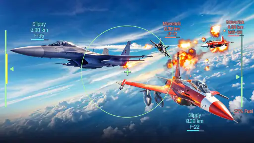 Flugzeugkampfspiel screenshot