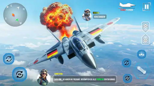 Flugzeugkampfspiel screenshot