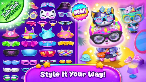 Fluvsies Merge Party screenshot