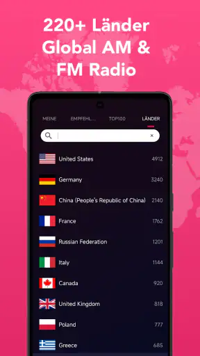 FM Radio, Deutsche Radiosender screenshot