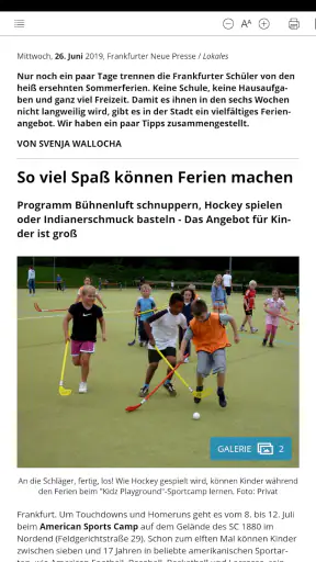 FNP Zeitung screenshot 12