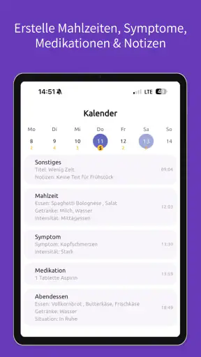 FoodLog: Ernährungstagebuch screenshot 9