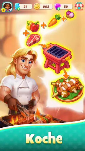 Foodstars: Kombiniere & Koche screenshot