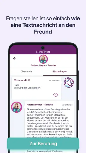 fortunica - Tarot & Wahrsager screenshot