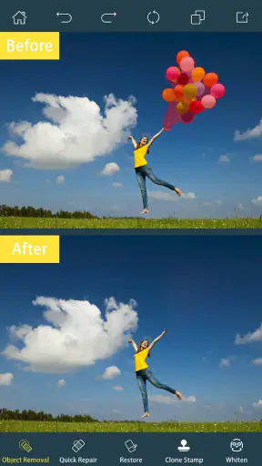 Foto Retusche-Objekte löschen screenshot