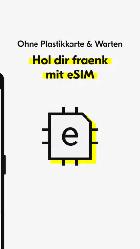 fraenk: Die Mobilfunk App screenshot
