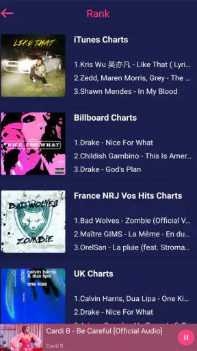 Free Music - listen to songs screenshot 5